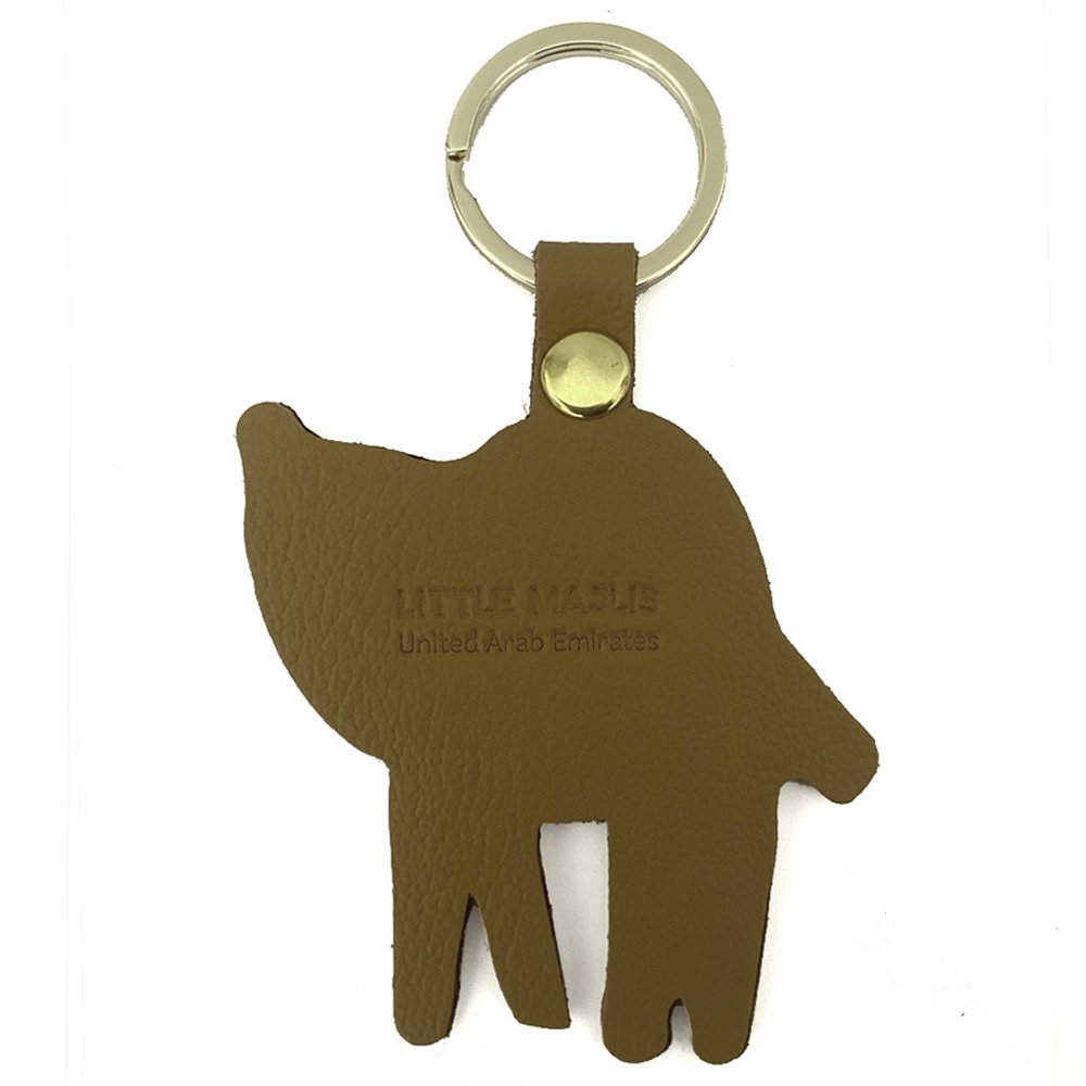 Little Majlis - Camel Leather Key Fob - Camel