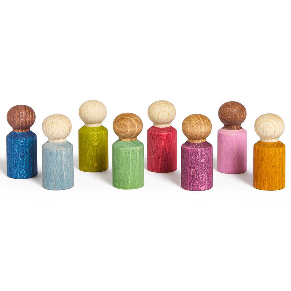 Lubulona - Wooden Lubu People - Pack of 8