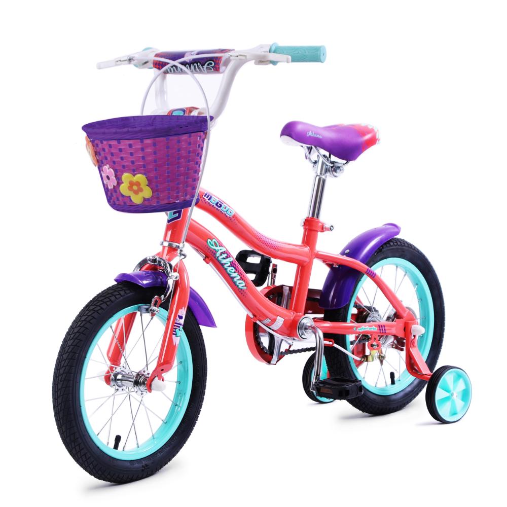 Mogoo - Athena 14 Inch Kids Bicycle - Peach