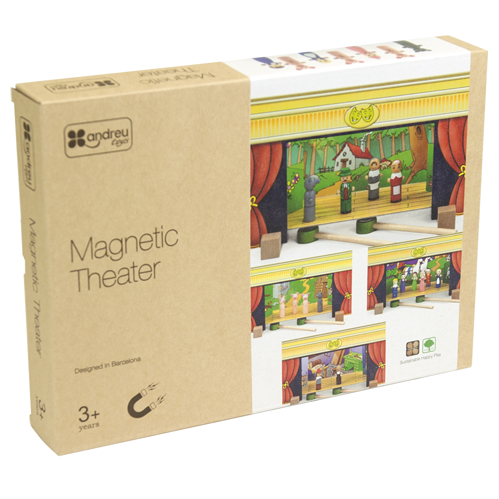 Andreu Toys - Magnetic Theatre Playset - 22pcs