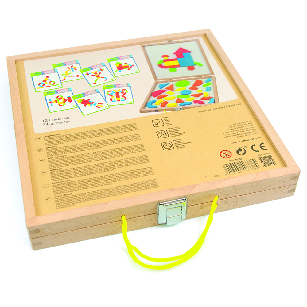 Andreu Toys - Magnetic Shapes Box - 42pcs