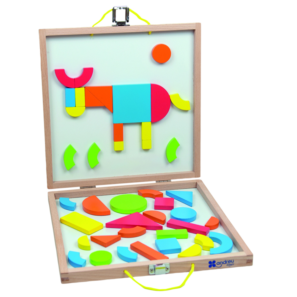 Andreu Toys - Magnetic Shapes Box - 42pcs