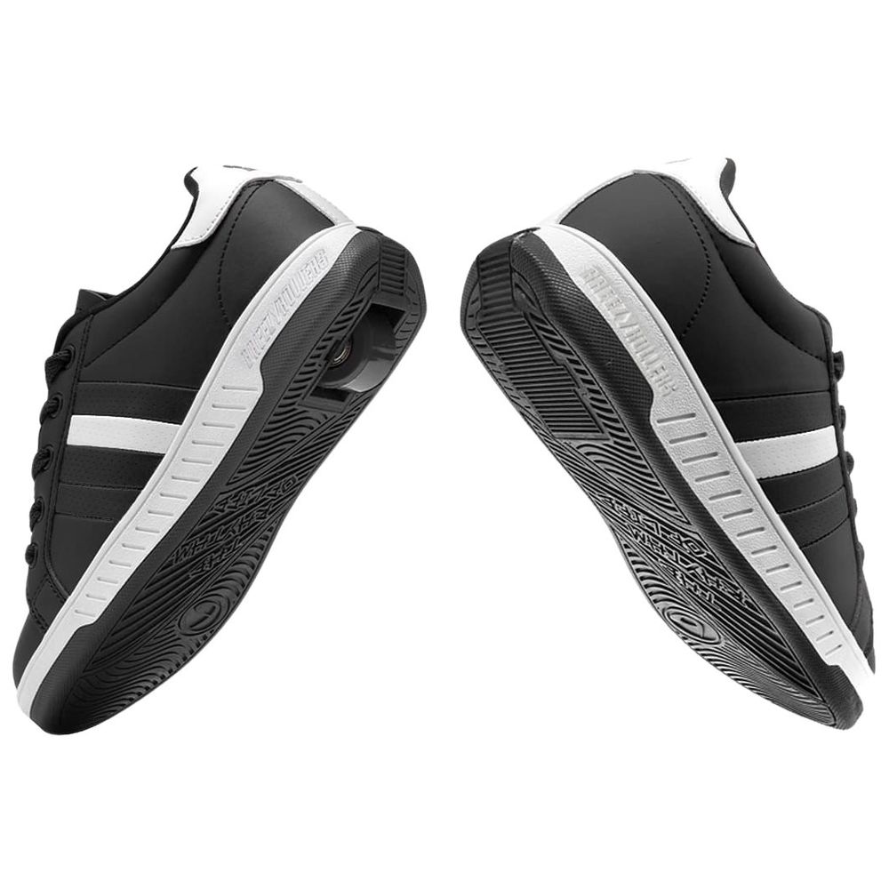 Breezy Rollers - Shoes With Wheels For Kids - Black/White