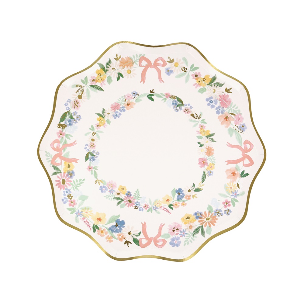Meri Meri - Elegant Floral Side Plates