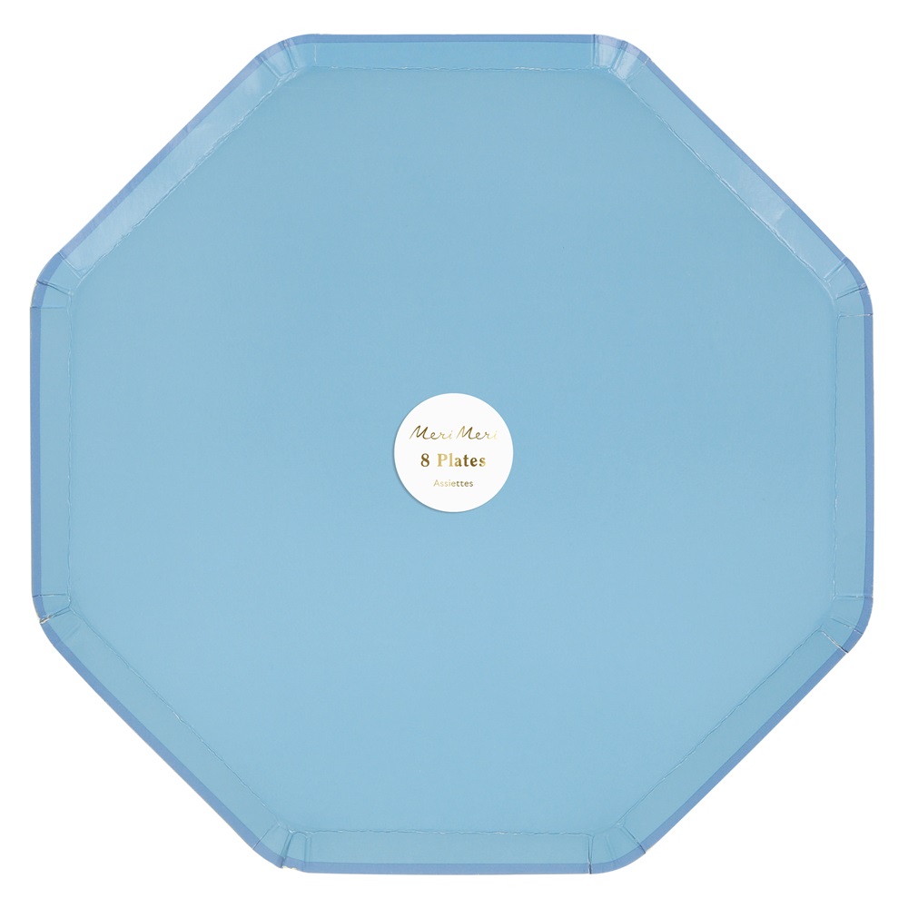 Meri Meri - Cornﬂower Blue Dinner Plates