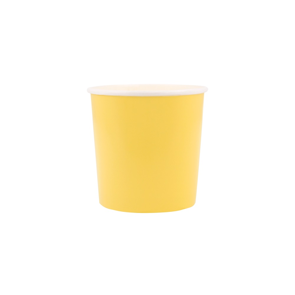 Meri Meri - Tumbler Cups - Lemon Sherbet - Pack of 8