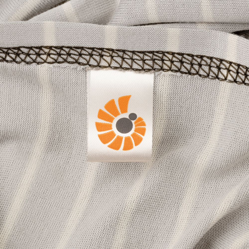 إرغو بيبي - شيالة مواليد محبوكة أورا - مخطط - رمادي