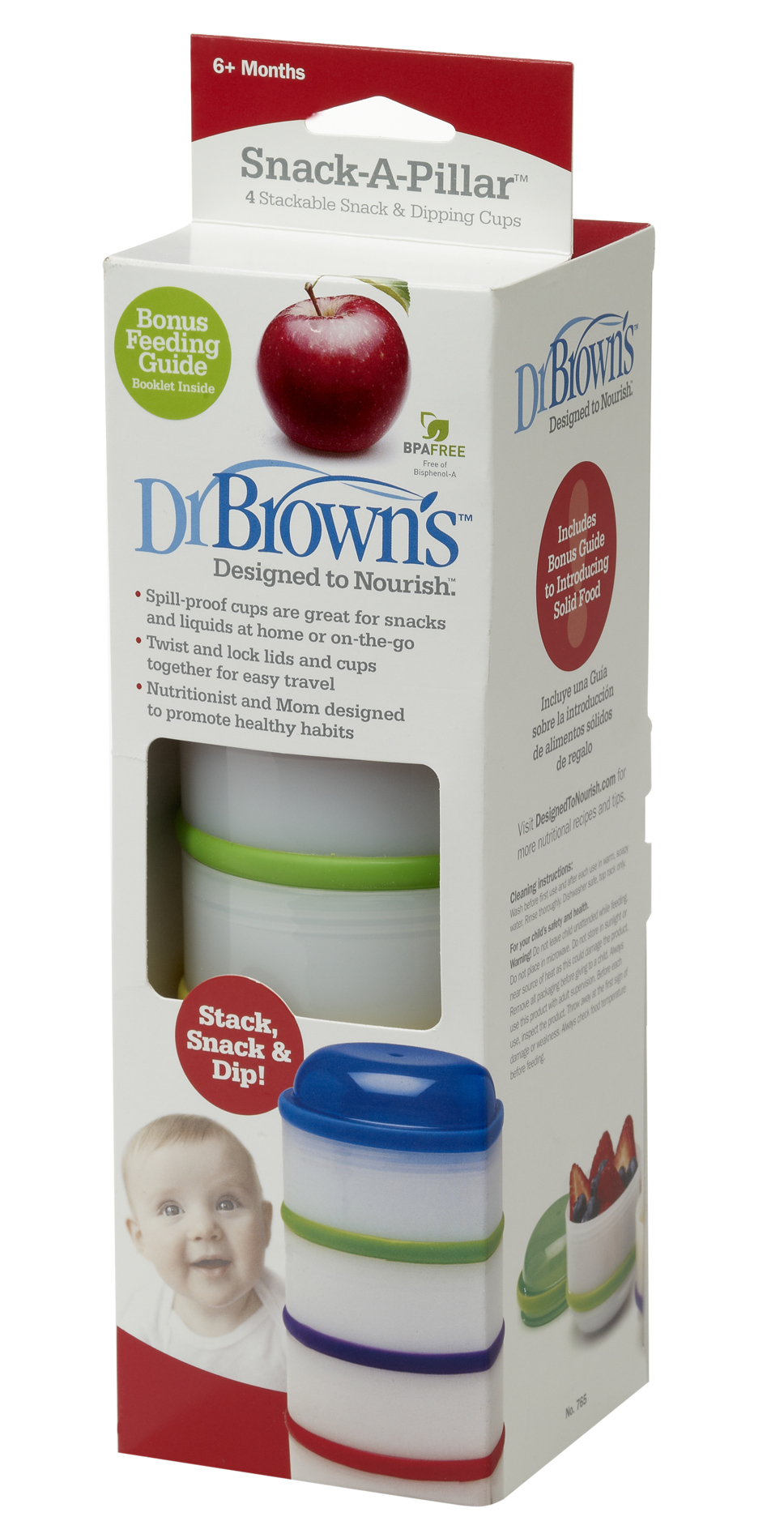 Dr. Browns Snack-A-Pillar™ Snack & Dipping Cups