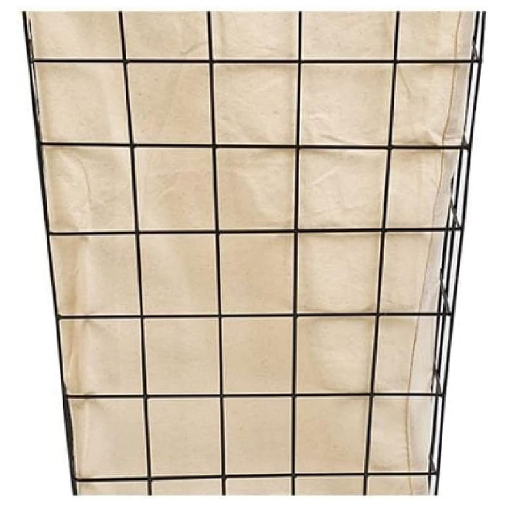Homesmiths - Square Metal & Fabric Laundry Basket - 40 X 40 X 67cm