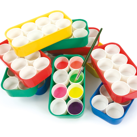 Paint Tray 8 Pot 10Pk