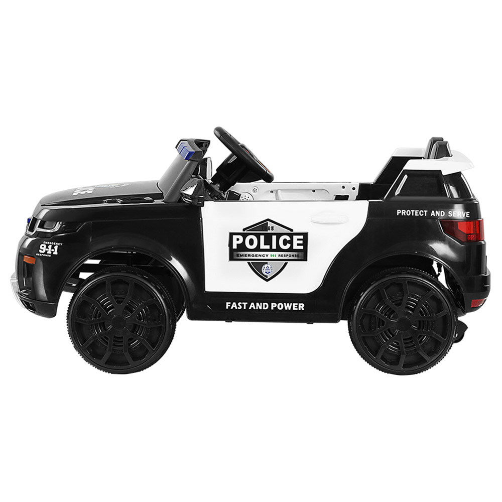 Amsham - Kids Electric Police Car - 12V - Black