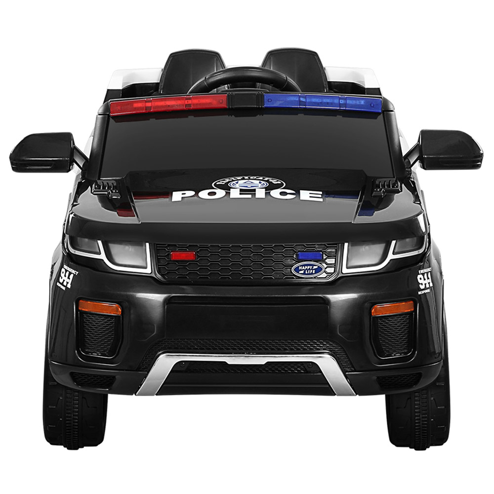 Amsham - Kids Electric Police Car - 12V - Black