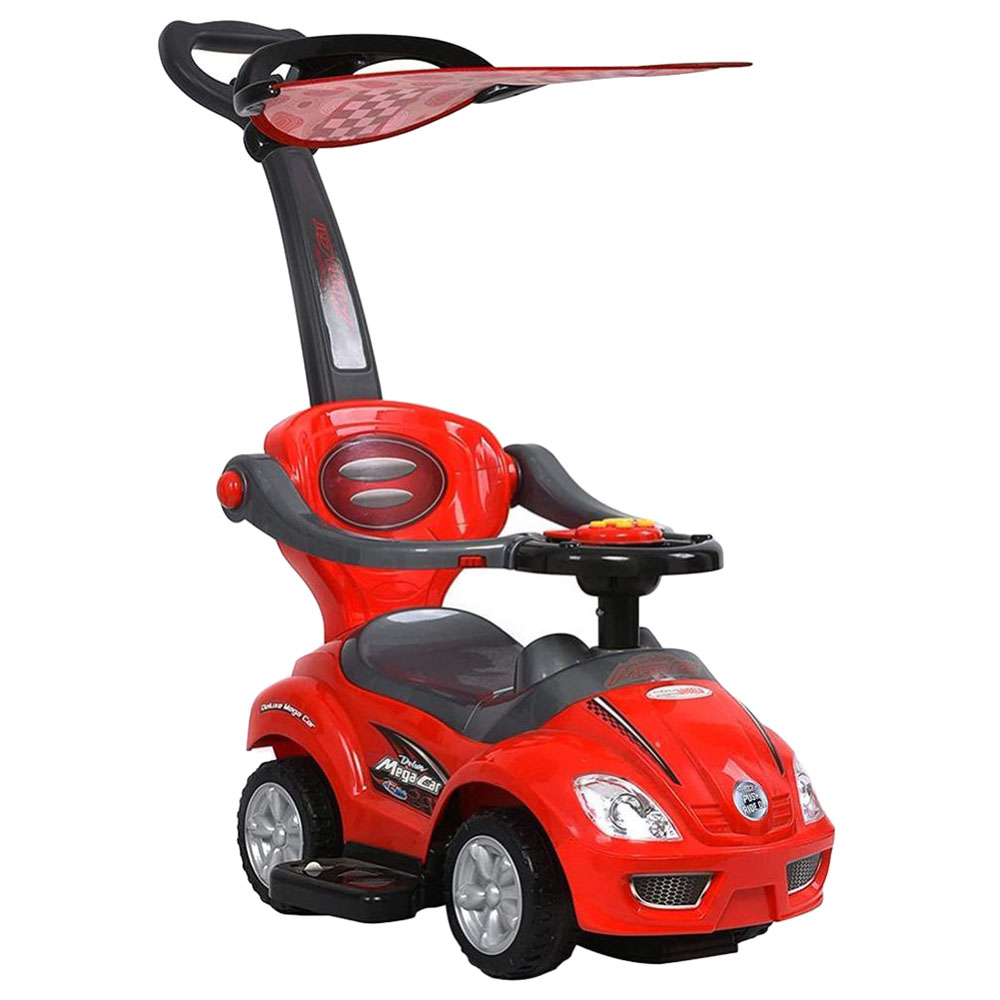 Amsham - Mega Canopy Pusher Car - Red