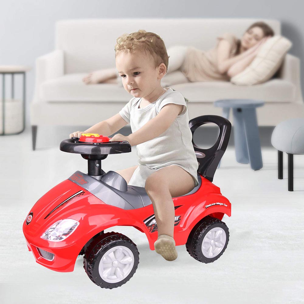 Amsham - Mega Canopy Pusher Car - Red