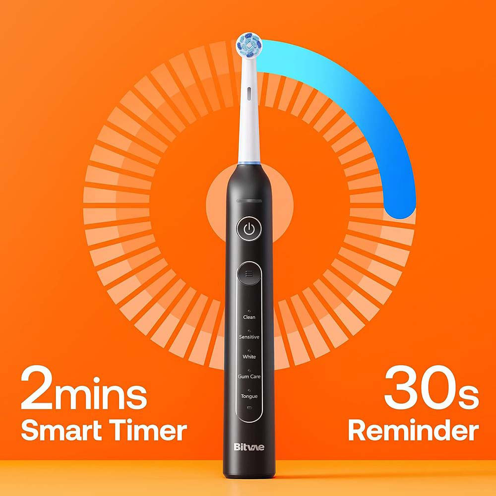 Bitvae - R2 Rotating Electric Toothbrush w/ 8 Brush Head