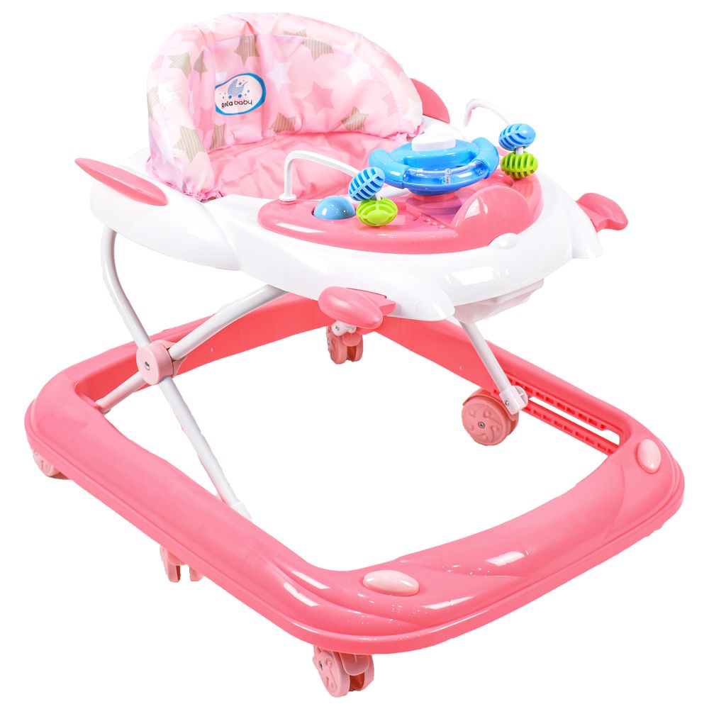 Amla Baby - Bw01P Rocket Normal Baby Walker - Pink