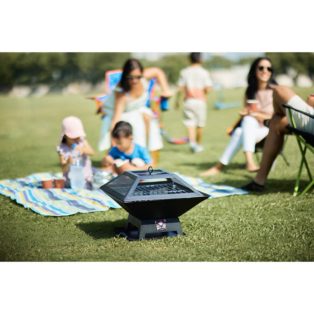 Bad Axe - The Chopping Block Firepit - Black Bad Axe - The Chopping Block Firepit - Black
