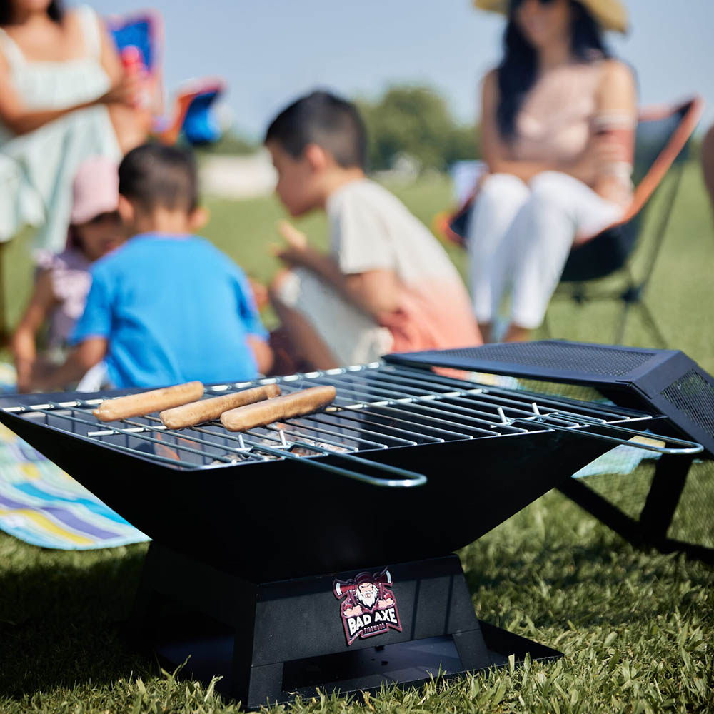 Bad Axe - The Chopping Block Firepit - Black Bad Axe - The Chopping Block Firepit - Black