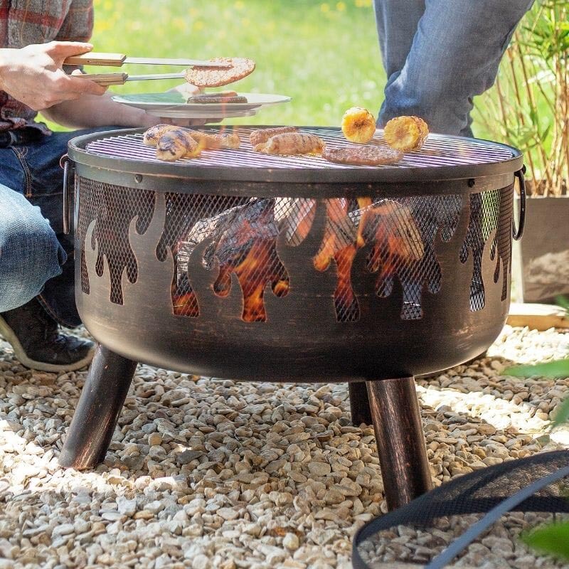 Bad Axe - Wild Embers Firepit - Black Bad Axe - Wild Embers Firepit - Black