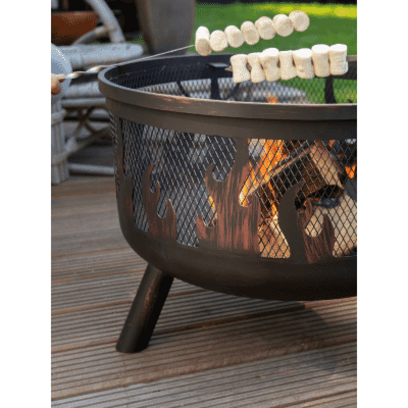 Bad Axe - Wild Embers Firepit - Black Bad Axe - Wild Embers Firepit - Black