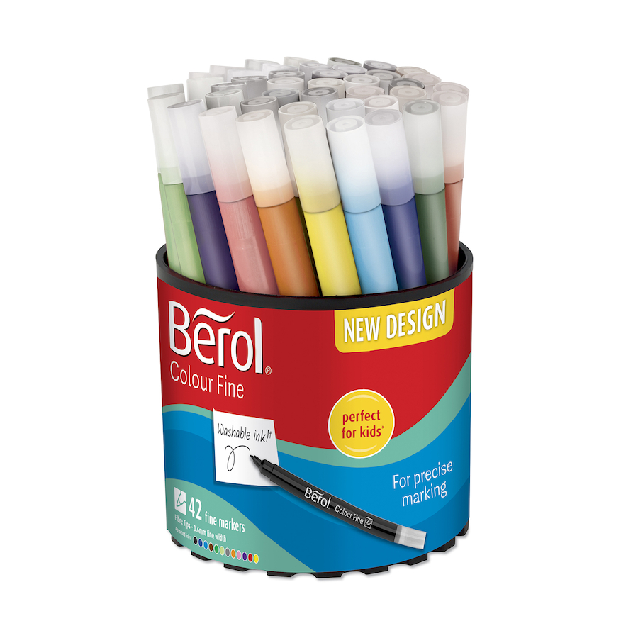 Berol Colour Fine Pens Assorted 42Pk