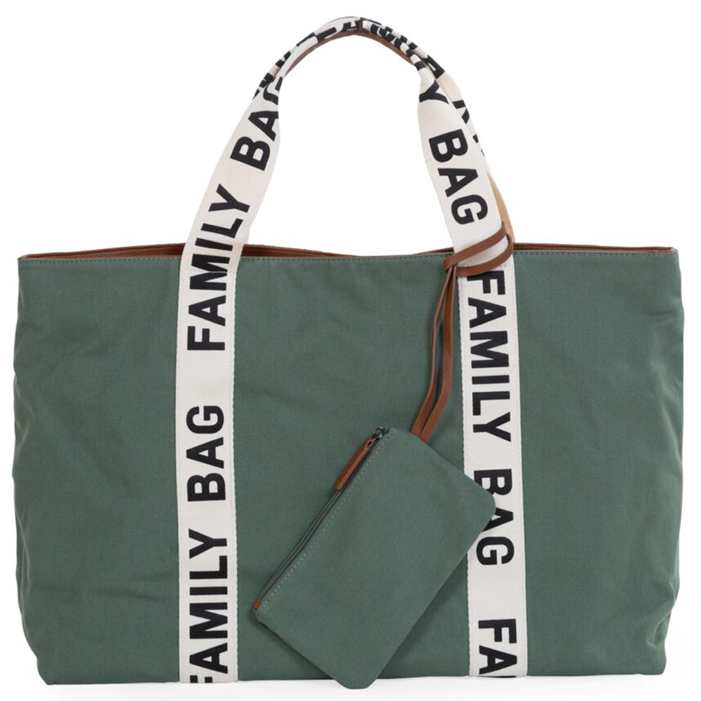 Childhome - Signature Canvas Family Bag - Green
