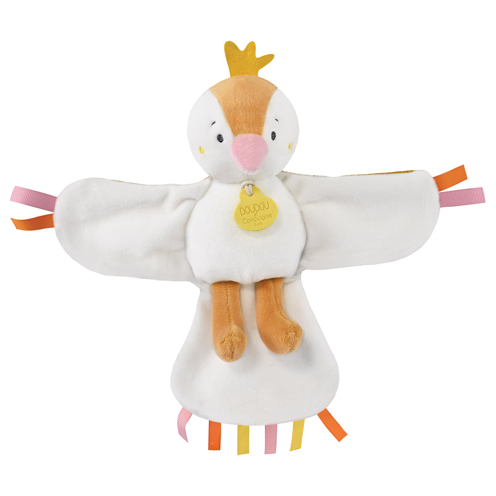 Doudou Et Compagnie - Doudou Bird - Yellow - 22cm