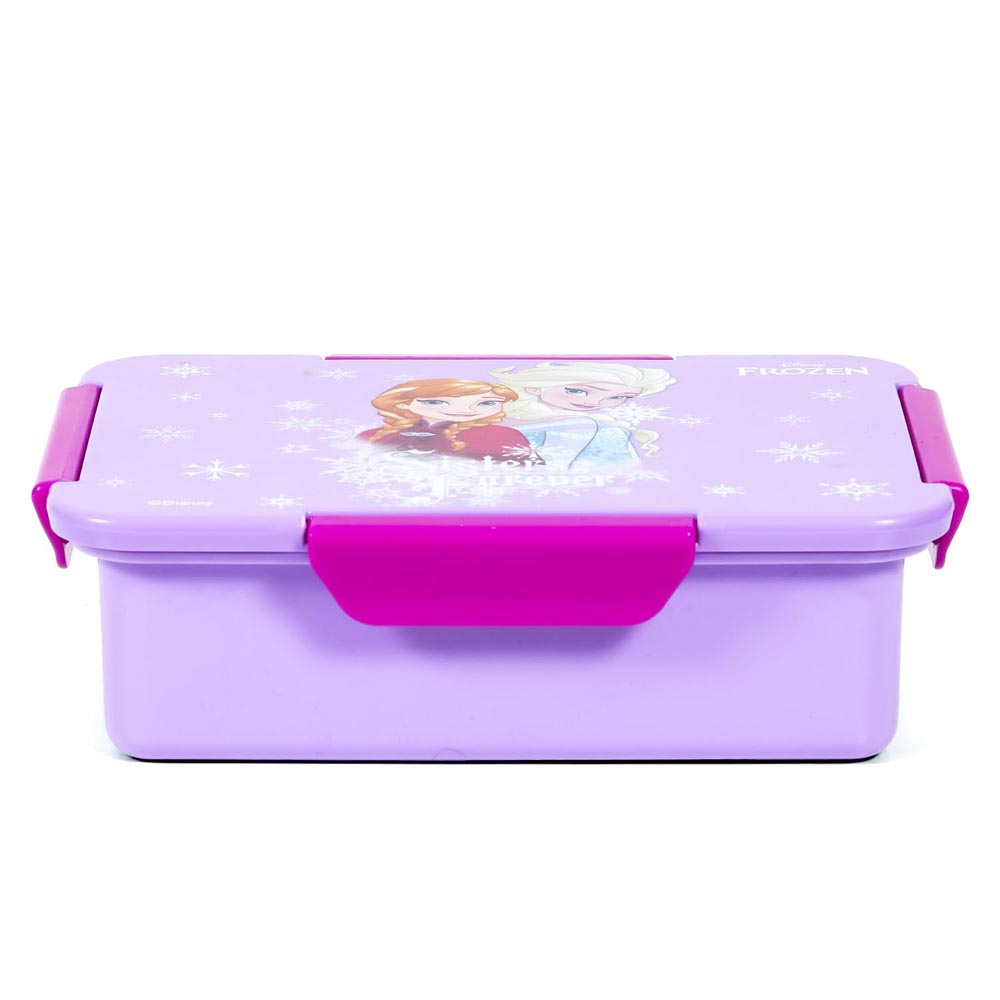 Eazy Kids - Disney Frozen Princess Bento Lunch Box - Purple - 4 Compartments