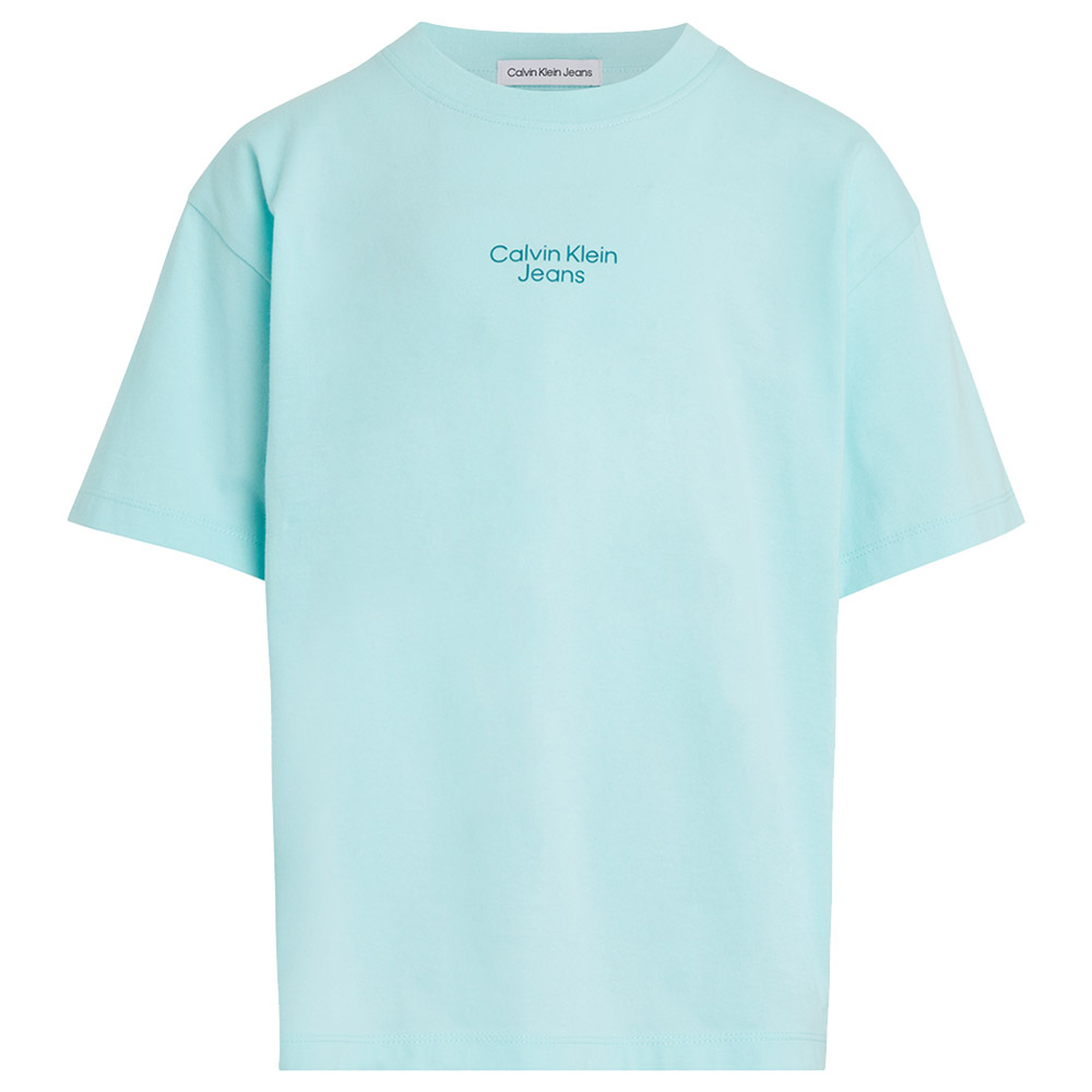 Calvin Klein - Serenity Back Print Relaxed T-Shirt - Blue