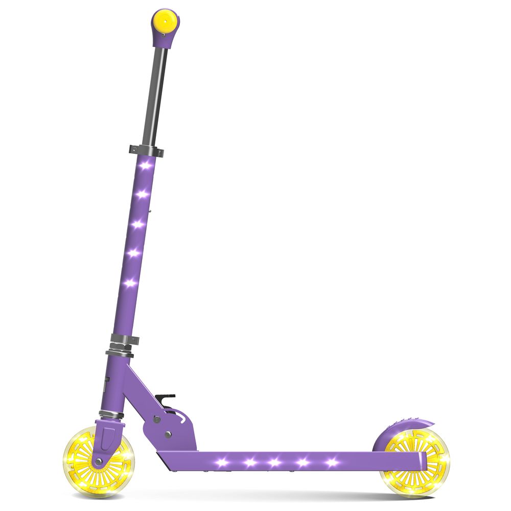 Spartan - Lit Starship LED Light-Up Kick Scooter - Purple Haze