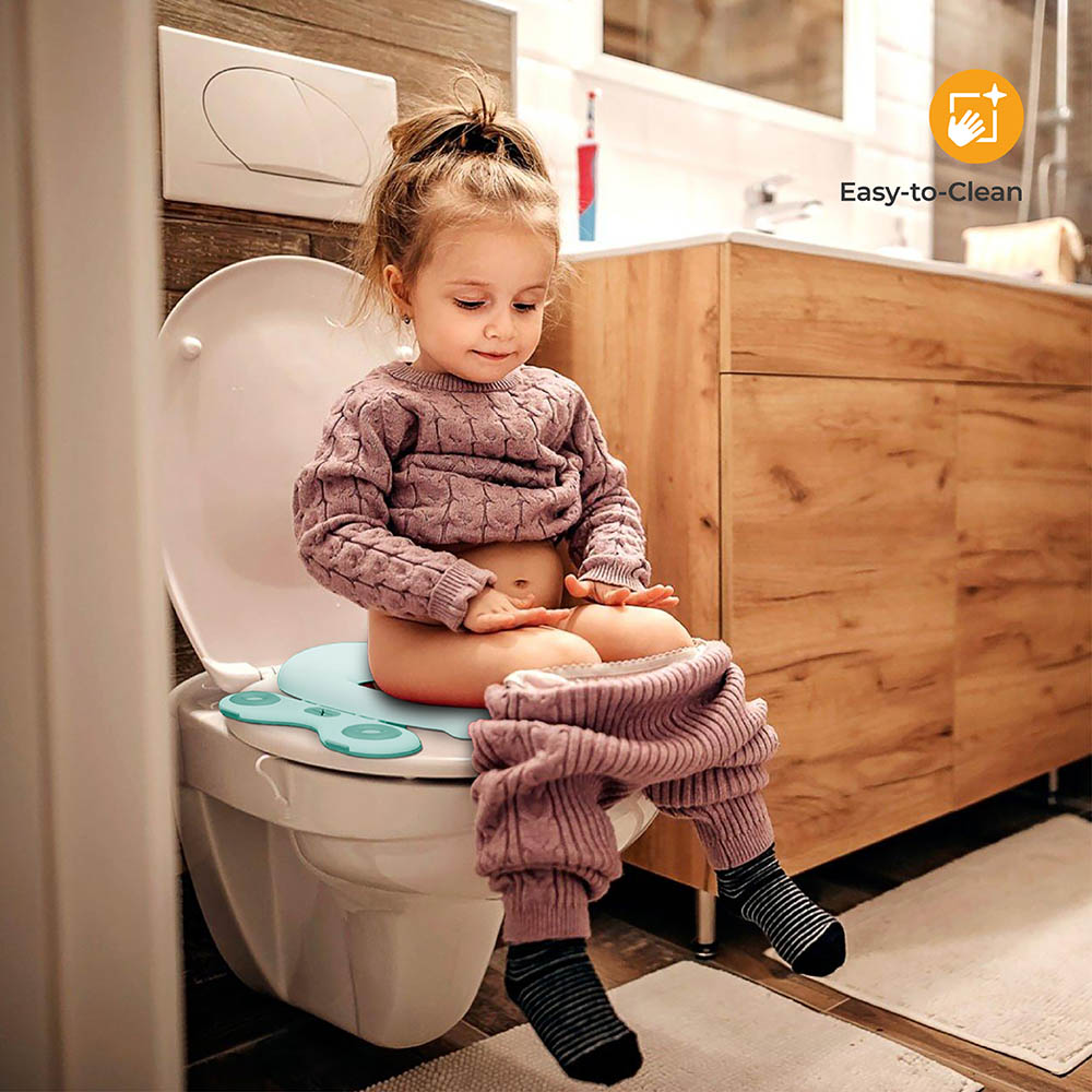 Moon - Travel Baby Potty Seat - Blue