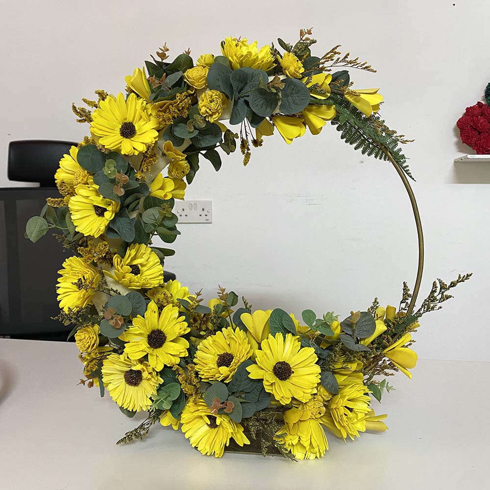 Eco Flowers - Sunflowers Centrepiece Ramadan Decoration 
