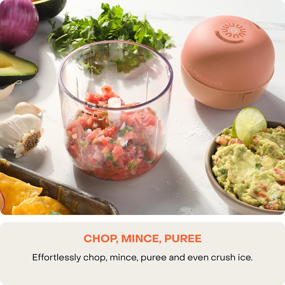 Nutricook - Choppi Cordless Rechargeable Chopper - Canyon Sunset