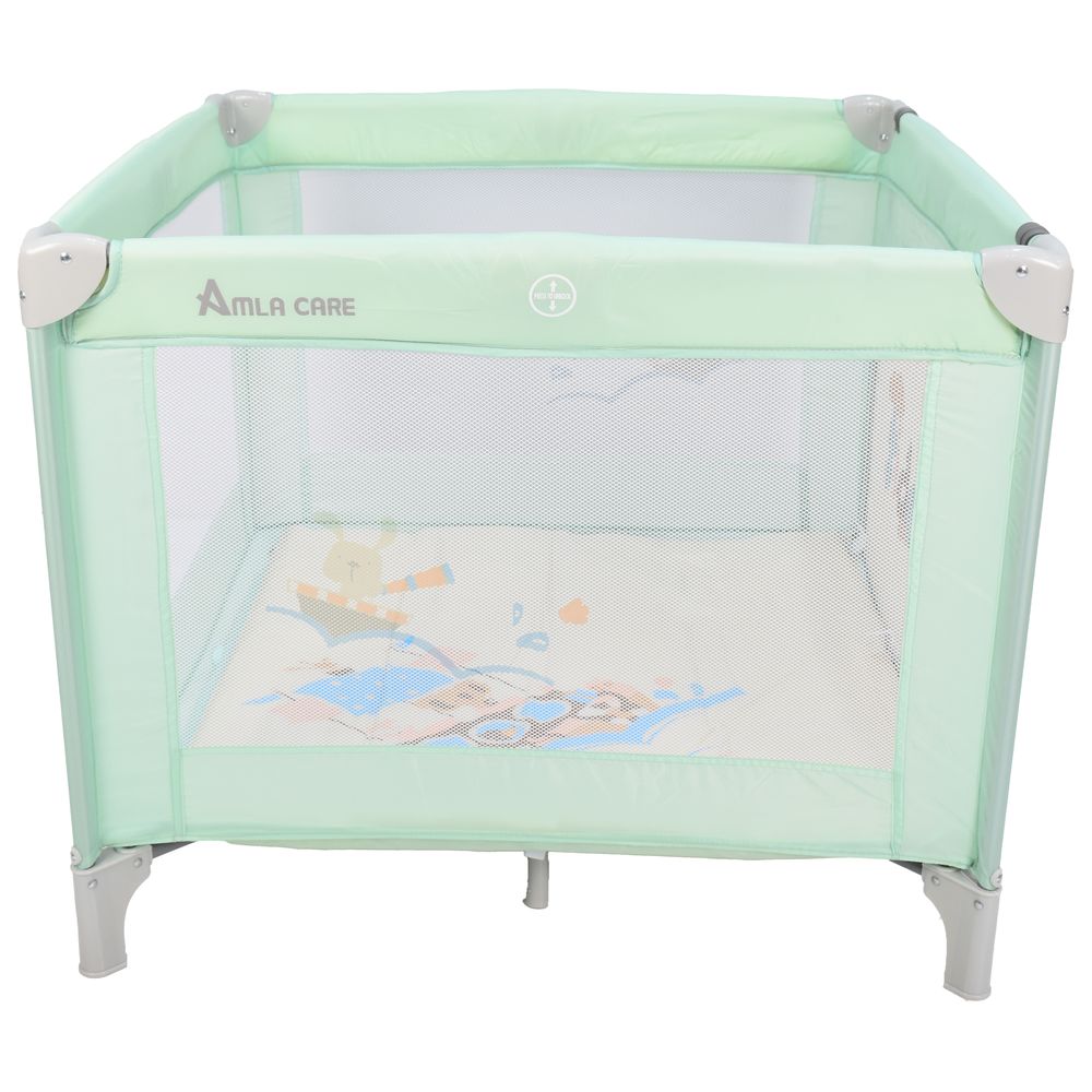 Amla Care - Square Kids Play Yard - Green