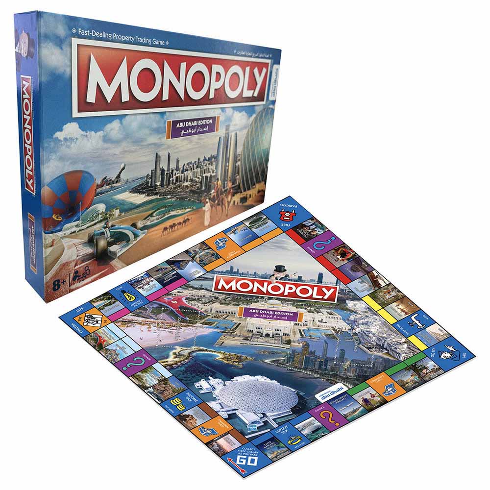 Hasbro - Abu Dhabi Official Edition 1 Monopoly Board Game