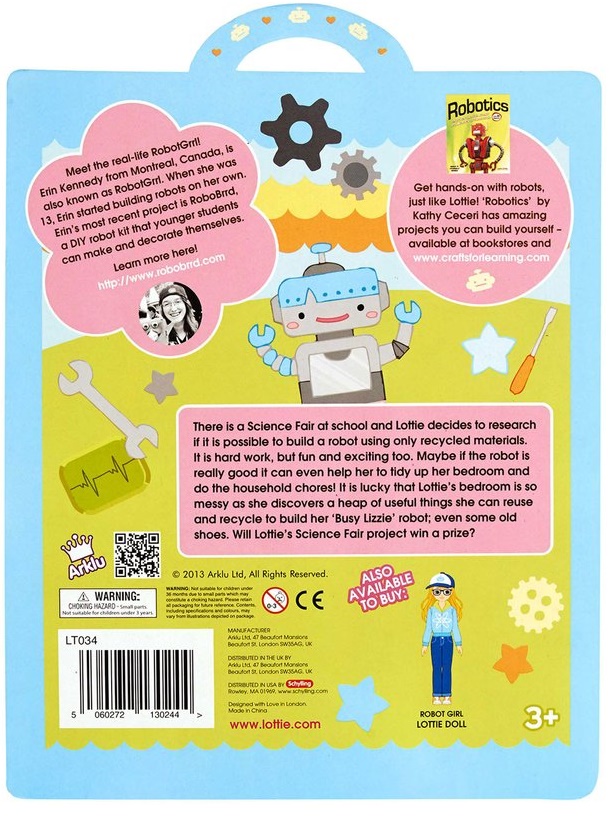 Lottie - Busy Lizzie The Robot